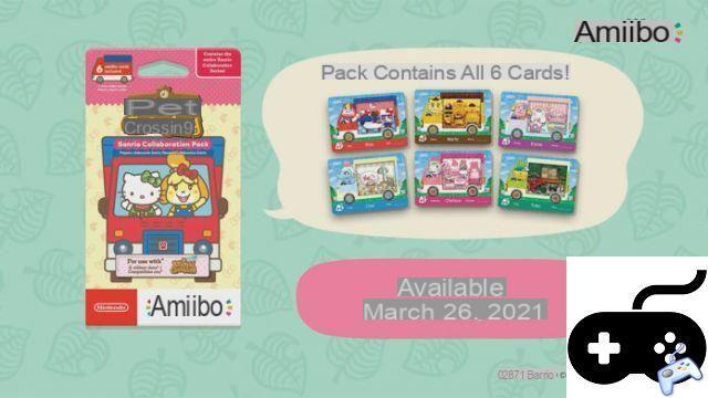 Animal Crossing New Horizons - Dónde conseguir tarjetas Sanrio Amiibo