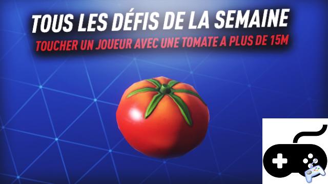 Desafío Golpea a un jugador con un tomate desde al menos 15 m de distancia, Semana 3 Temporada 6 Fortnite Battle Royale
