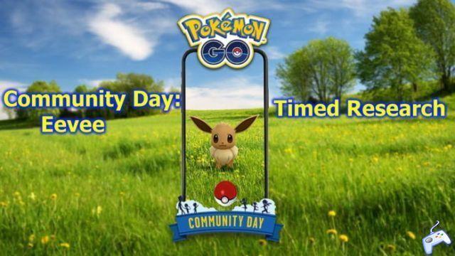 Pokémon GO – Día de la comunidad: Eevee Research Rewards (menú cronometrado, hoy)