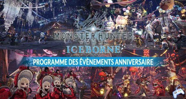 Celebra el primer aniversario de Monster Hunter World Iceborne descubre el programa de eventos