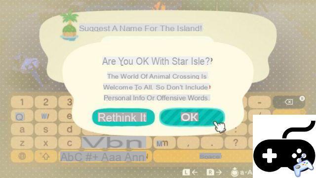 Animal Crossing: New Horizons - ¿Puedes cambiar el nombre de tu isla?