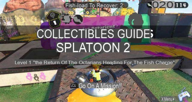 Guía de Splatoon 2, o encuentra los objetos ocultos del nivel 1 