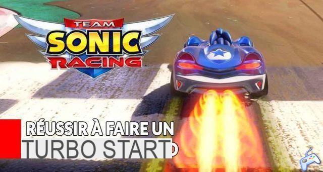 Consejo de Team Sonic Racing sobre cómo hacer con éxito un inicio turbo o un inicio turbo máximo