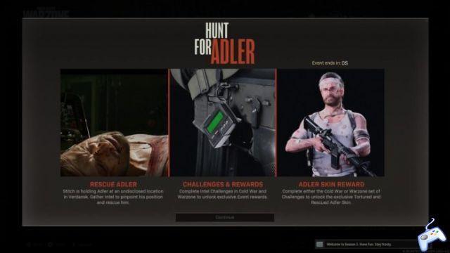 Call of Duty Warzone: todos los desafíos y recompensas de Hunt for Adler