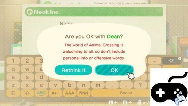 Animal Crossing: New Horizons - ¿Puedes cambiar tu nombre?