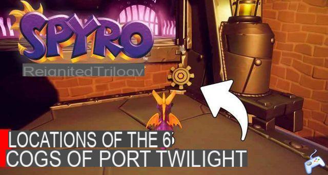 Guía de Spyro Reignited Trilogy donde se encuentran los 6 engranajes de Twilight Harbor