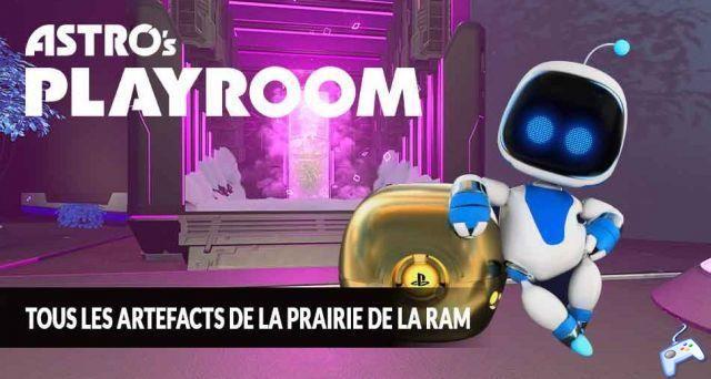 Astro's Playroom PS5 Guía para encontrar todos los artefactos en Ram Meadow World