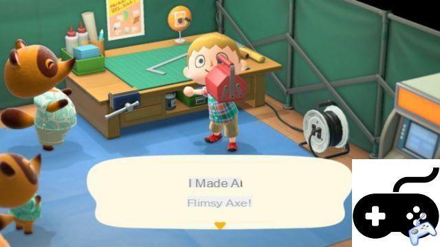 Animal Crossing: New Horizons - Cómo obtener o fabricar un hacha