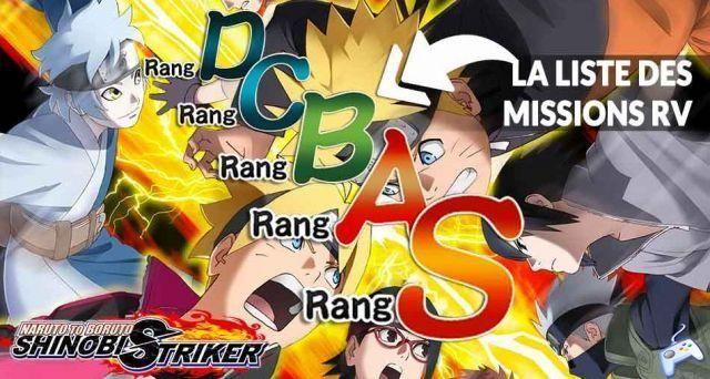La lista de todas las misiones de Arena VR de Naruto a Boruto Shinobi Striker