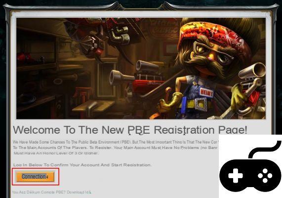 Comentar Installer le PBE, Public Beta Environment de League of Legends