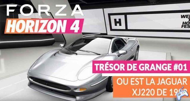 Guía la ubicación del tesoro del granero de Forza Horizon 4 para obtener el Jaguar XJ220 de 1993